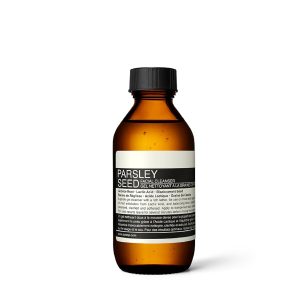 Aesop Parsley Seed Travel Face Cleanser | Mild Exfoliation to Clarify. Smooth. Cleanse Skin | 3.4oz / 100mL