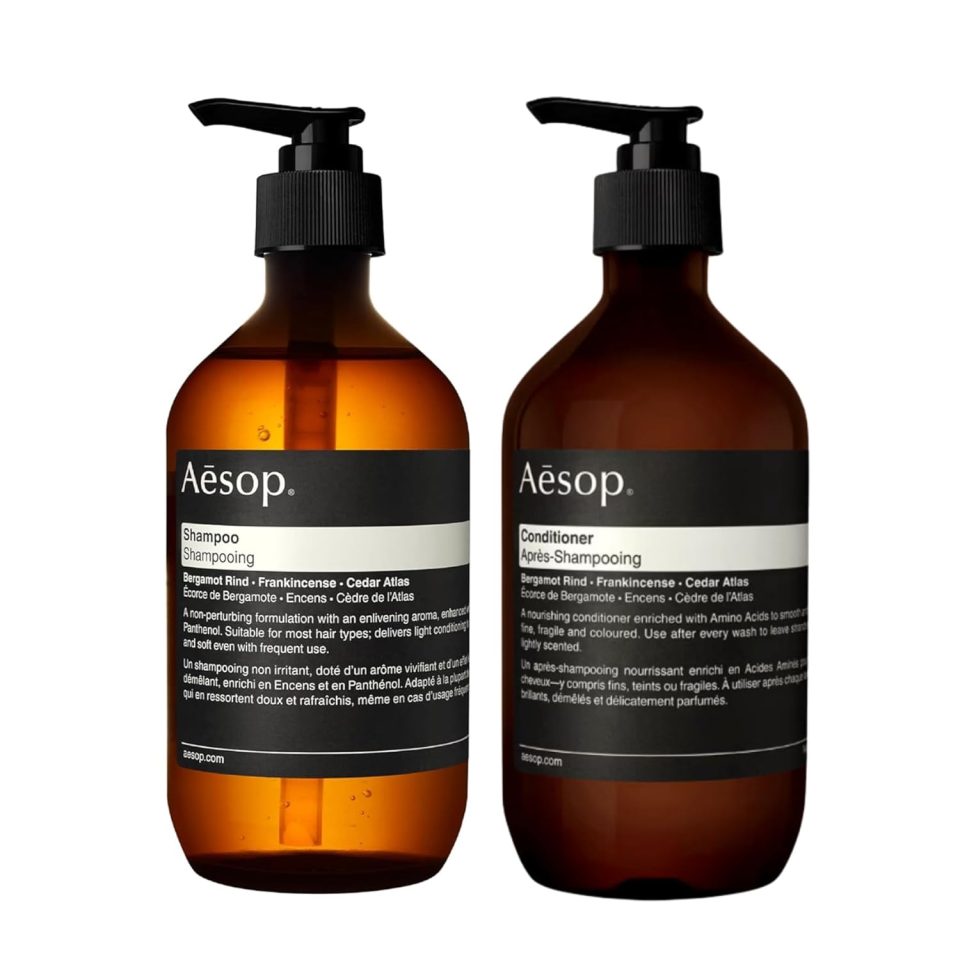 Aesop Shampoo & Conditioner Set | Hydrates. Softens. & Adds Shine | All Hair Types | 16.9 oz / 500mL