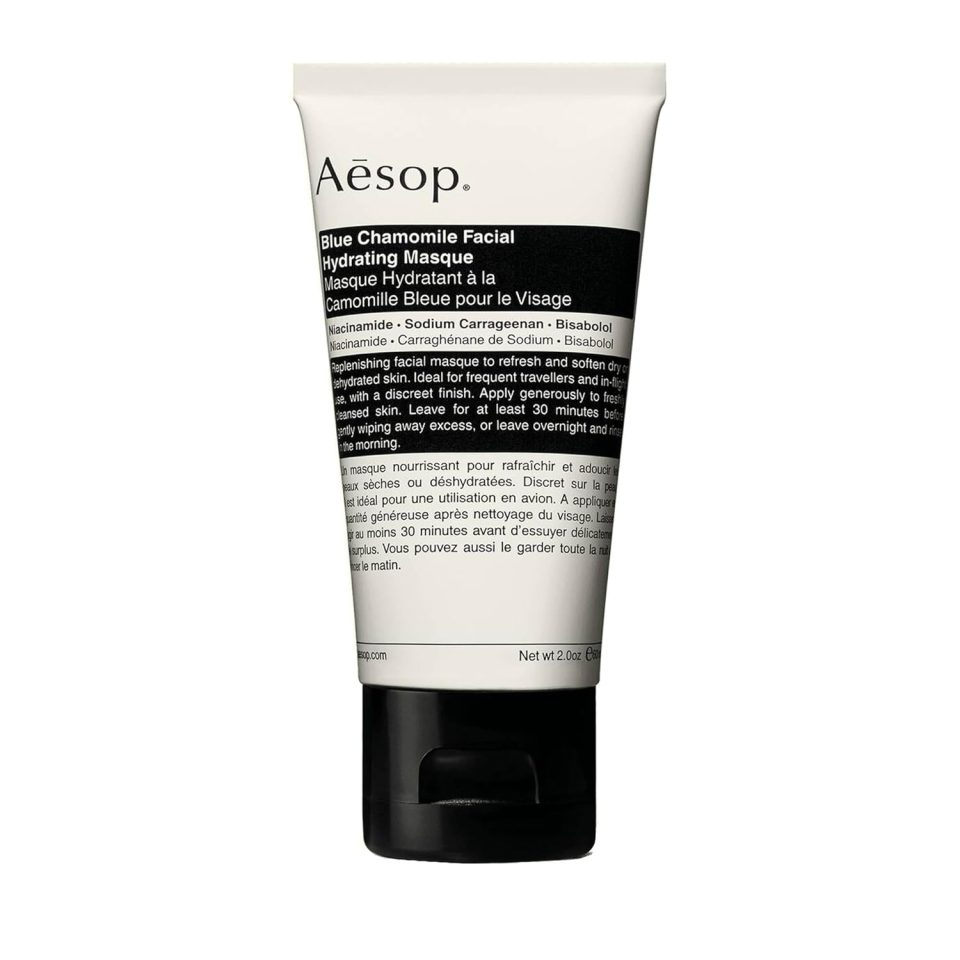 Aesop Blue Chamomile Facial Hydrating Mask for Dehydrated Skin | Refresh. Replenish. Soften | 2oz / 60mL