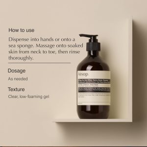 Aesop A Rose By Any Other Name Body Cleanser Refill | Gentle Body Cleanser with Rose Petal Oil & Skin-Softening Botanicals | 16.9 oz / 500mL