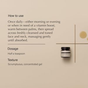 Aesop B Triple C Facial Balancing Gel | Anti-Oxidant Gel Infused With Vitamin B And Vitamin C | Replenish. Soften. Balance Skin | 2.1 oz / 60mL