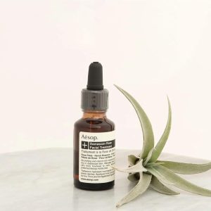 Aesop Damascan Rose Facial Treatment Oil | Hydrating Face Oil with Rose Petal. Neroli Blossom & Violet Leaf | Nourishing Vitamins & Fatty Acids for Dry. Distressed Skin | 0.8 fl oz