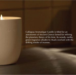 Aesop Callippus Aromatique Candle | Woody. Earthy. Green Scented | 55-65 Hour Burn Time | Vegan-Friendly | 10.5 oz