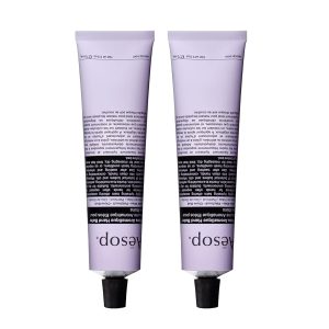 Aesop Eleos Aromatique Travel Size Hand Balm | Shea Butter and Coconut Oil to Nourish Dry. Cracked Hands | Lotion Made with Skin-Calming Essential Oils | 2.4 oz / 75 mL (Pack of 2)