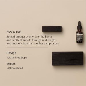 Aesop Shine Hair and Beard Oil | Moisture-Rich. Silicone-Free Oil for Full Beards and Hair | Softens Coarse Texture | No Greasy Buildup | Earthy Citrus Scent | 0.8 oz / 25 mL