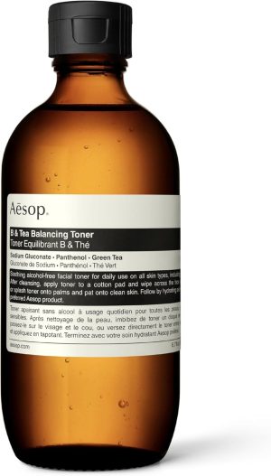 Aesop B & Tea Balancing Toner with B5 | Refines Pores. Balances. and Prepares Skin | Gentle. Alcohol-Free Blend | 6.7 oz