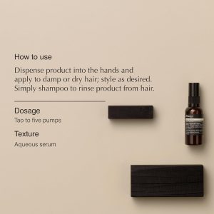 Aesop Tame Hair Serum | Smooth Hair. Flyaways. Frizz | Lightweight Formulation Without Stickiness or Build-Up | 2 oz / 60mL