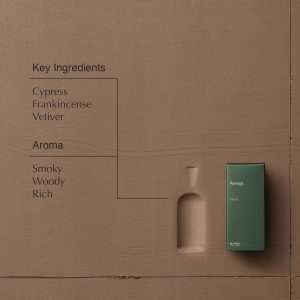 Aesop Hwyl Eau de Parfum | Smoky. Woody. Vetiver Scent | Subtle Spice and Rich Earthy Aroma | Unisex | 1.6 oz