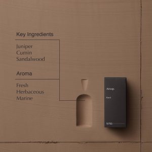 Aesop Karst Eau de Parfum | Juniper. Vetiver. and Sandalwood Scent | Fresh. Herbaceous. and Marine Aroma | Unisex | 1.6 fl oz