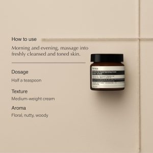 Aesop Camellia Nut Facial Hydrating Cream | Daily Moisturizer For Dry And Sensitive Skin | Provides Immediate Relief From Dryness | Blend Of Nut And Plant Extracts | 2.1 oz / 60mL