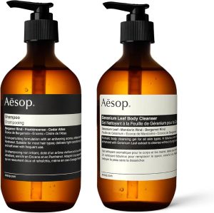 Aesop Geranium Leaf Body Cleanser and Shampoo | Paraben. Cruelty-free & Vegan | 16.9 oz